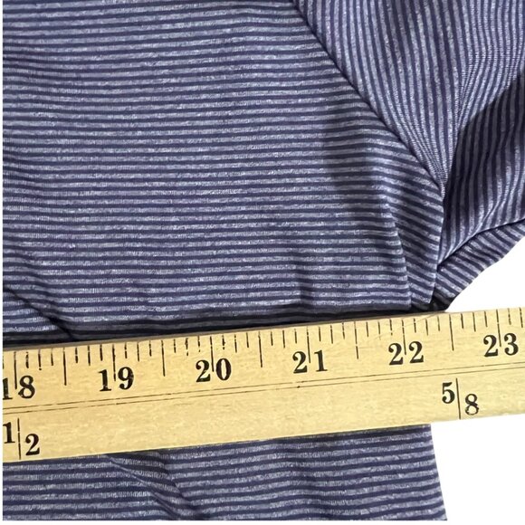 Calvin Klein Performance Mens Striped Polo Shirt Purple‎ Size Large - Picture 9 of 9